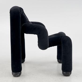 Terje Ekstrøm, fåtölj, "Ekstrem", Stokke Fabrikker, Norge, 1900-talets slut.
