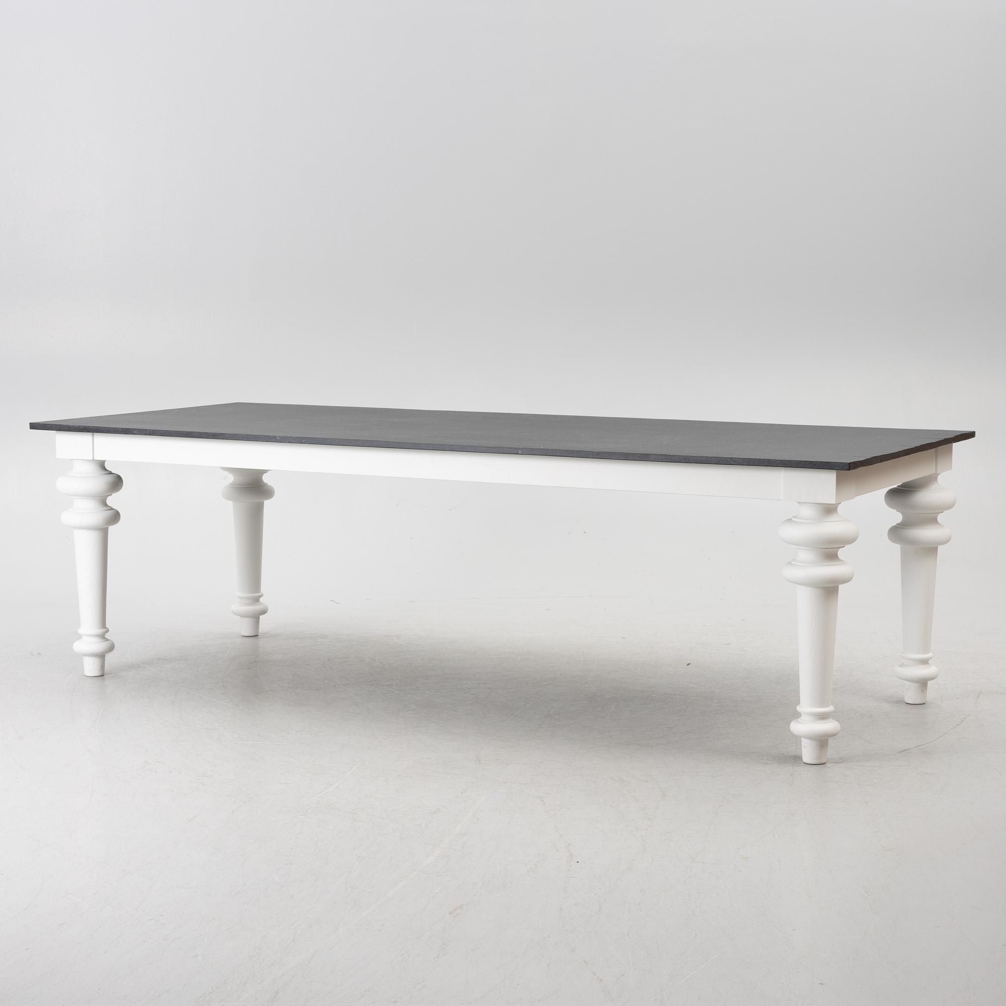 Paola Navone, dining table, 'Gray', Gervasoni, Italy.