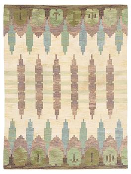 469. Judith Johansson, a carpet, "Hallandsåsen", flat weave, approximately 242 x 179 cm, signed JJ.