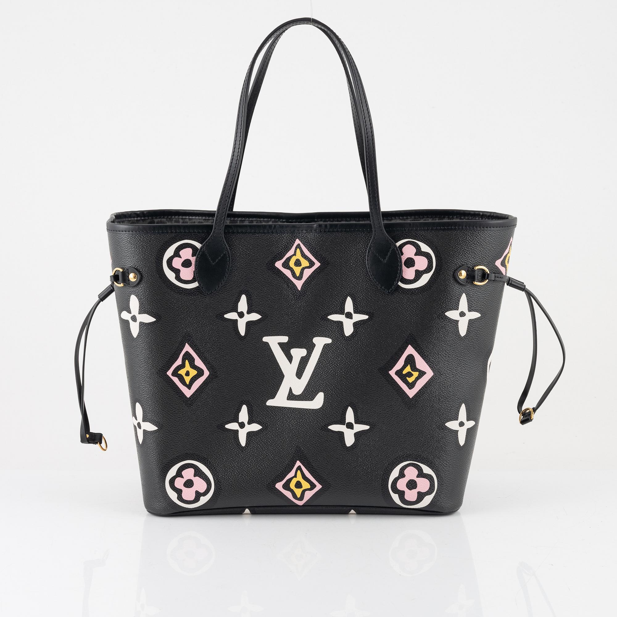Louis Vuitton, väska, limited edition, "Neverfull MM Wild At Heart".