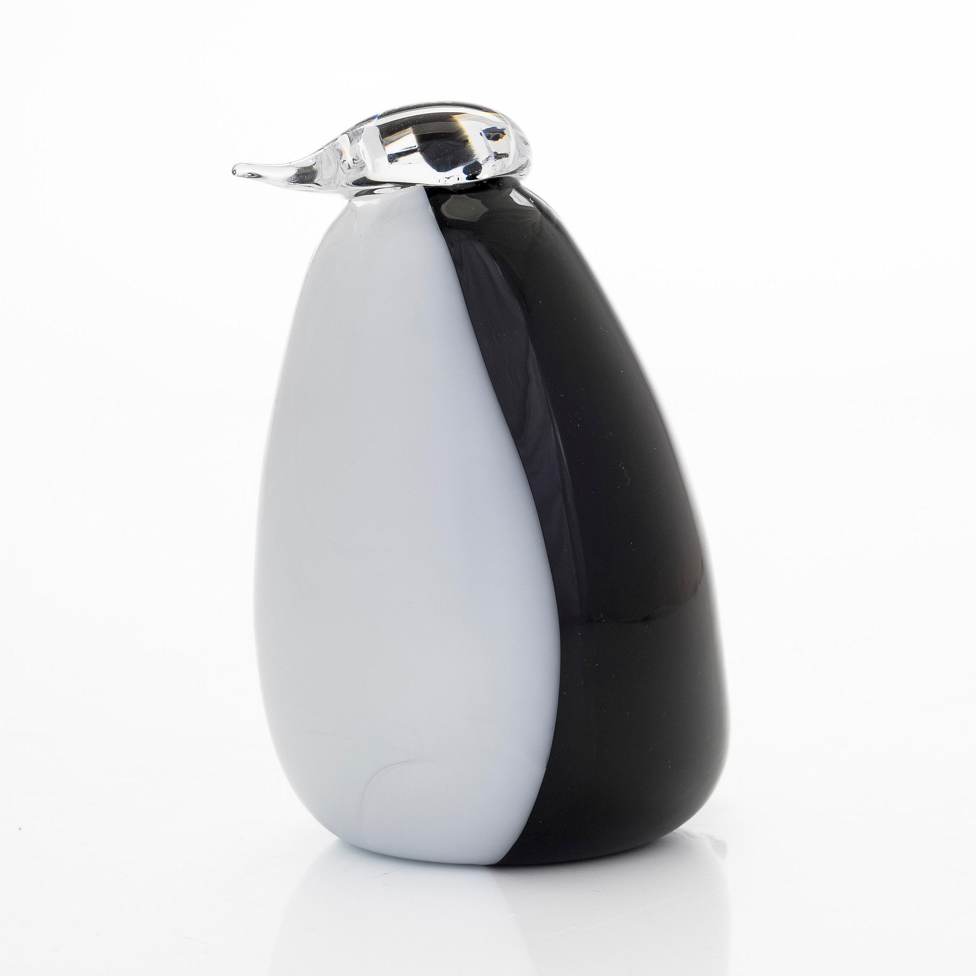 Oiva Toikka, glasfågel, "Penguin", signerad O. Toikka Nuutajärvi.