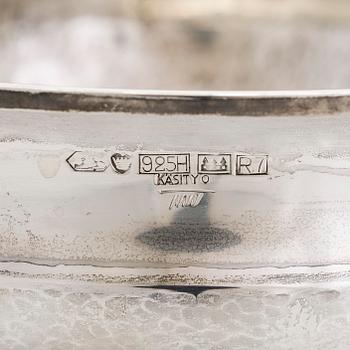 Tapio Wirkkala, skål, sterlingsilver, TW 278, Kultakeskus, Tavastehus 1970.