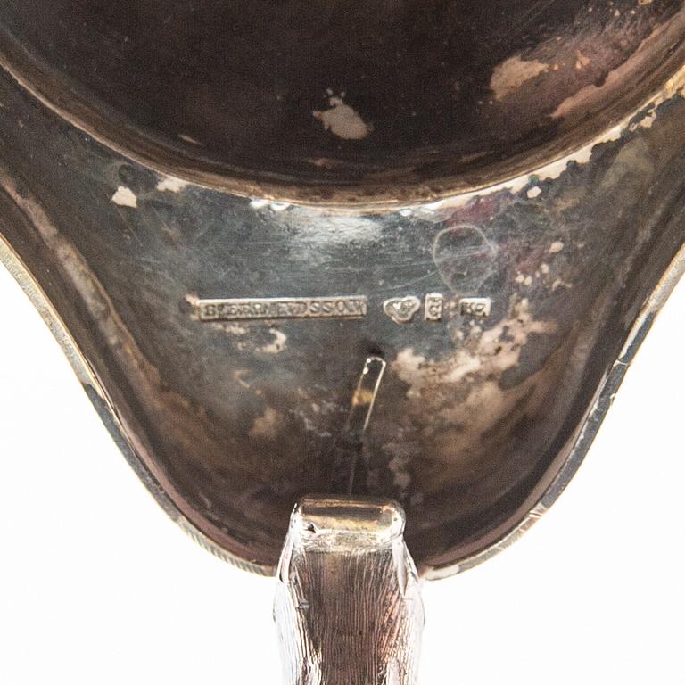 Berndt Erlandsson strösockerskålar ett par Empire-stil silver Karlskrona 1912.