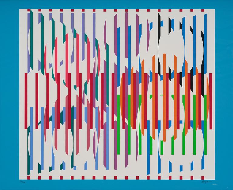 Yaacov Agam, Utan titel from: "Hommage aux Prix Nobel" (Nobelprismappen).