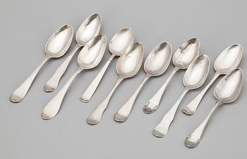 PARTI SKEDAR, silver, 10 st, 1788-1946. Tot ca 460 gr.