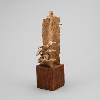 SKULPTUR, keramik, plakett med signatur F Forslund -75.