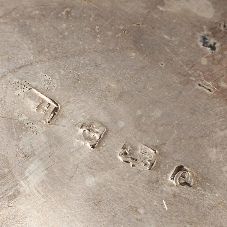 PARTI SILVER, 4 delar, mestadels England, 1800-talets slut och 1900-talets början. Vikt 209 g.