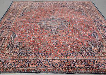 Matta, semiantik Keshan, ca 364 x 274 cm.