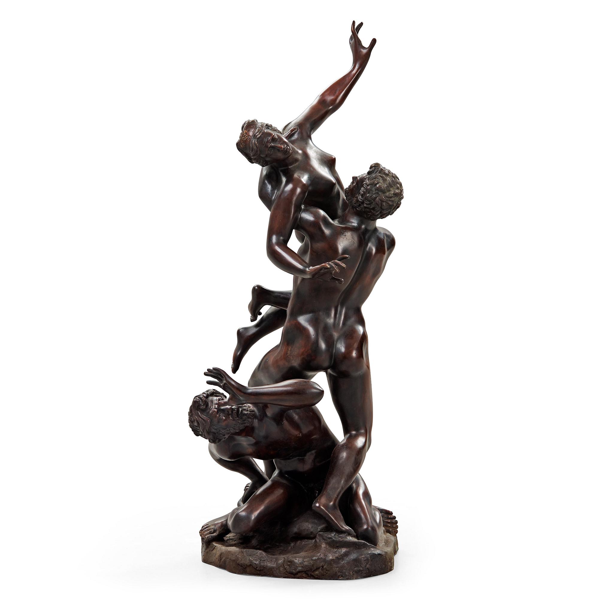 Giambologna (Giovanni da Bologna) After, "The rape of the Sabines".