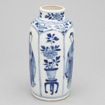 VAS, porslin, Qing dynastin (1644-1911).