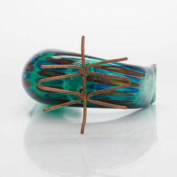 Alessandro Pianon, glasskulptur, "Pulcino", Vistosi, Murano, Italien, 1960-tal.