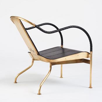 Mats Theselius, an "El Rey" armchair, ed. 317/360, for Källemo, Sweden post 1999.