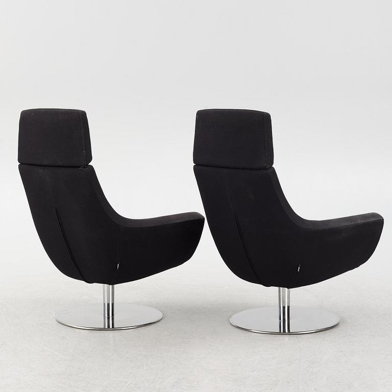 Roger Persson, a pair of 'Happy Swing' easy chairs Swedese, 2000s.