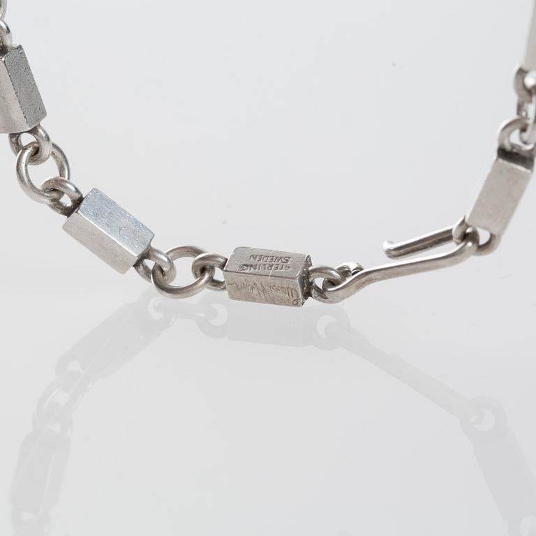 COLLIER, Wiwen Nilsson, Lund, 1960, sterlingsilver.