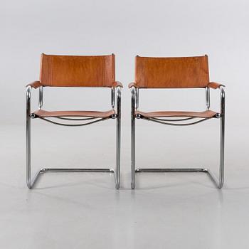 A PAIR OF ITALIAN LINA VEAM ARMCHAIRS, 1970/80's.