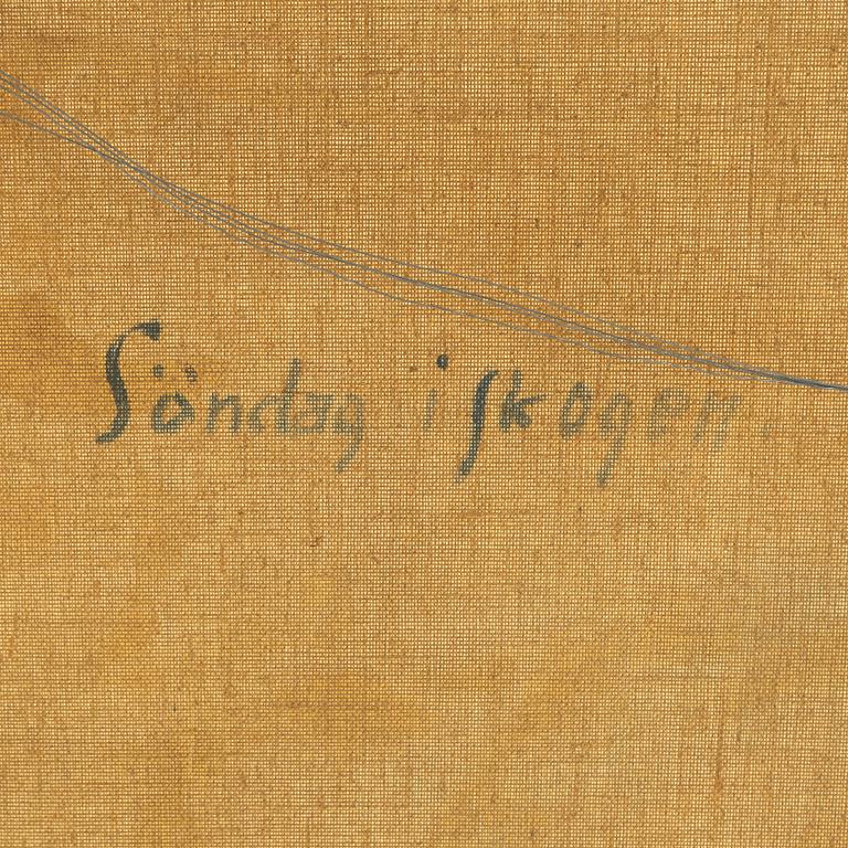 Karl-Enock Ohlson, "Söndag i skogen".