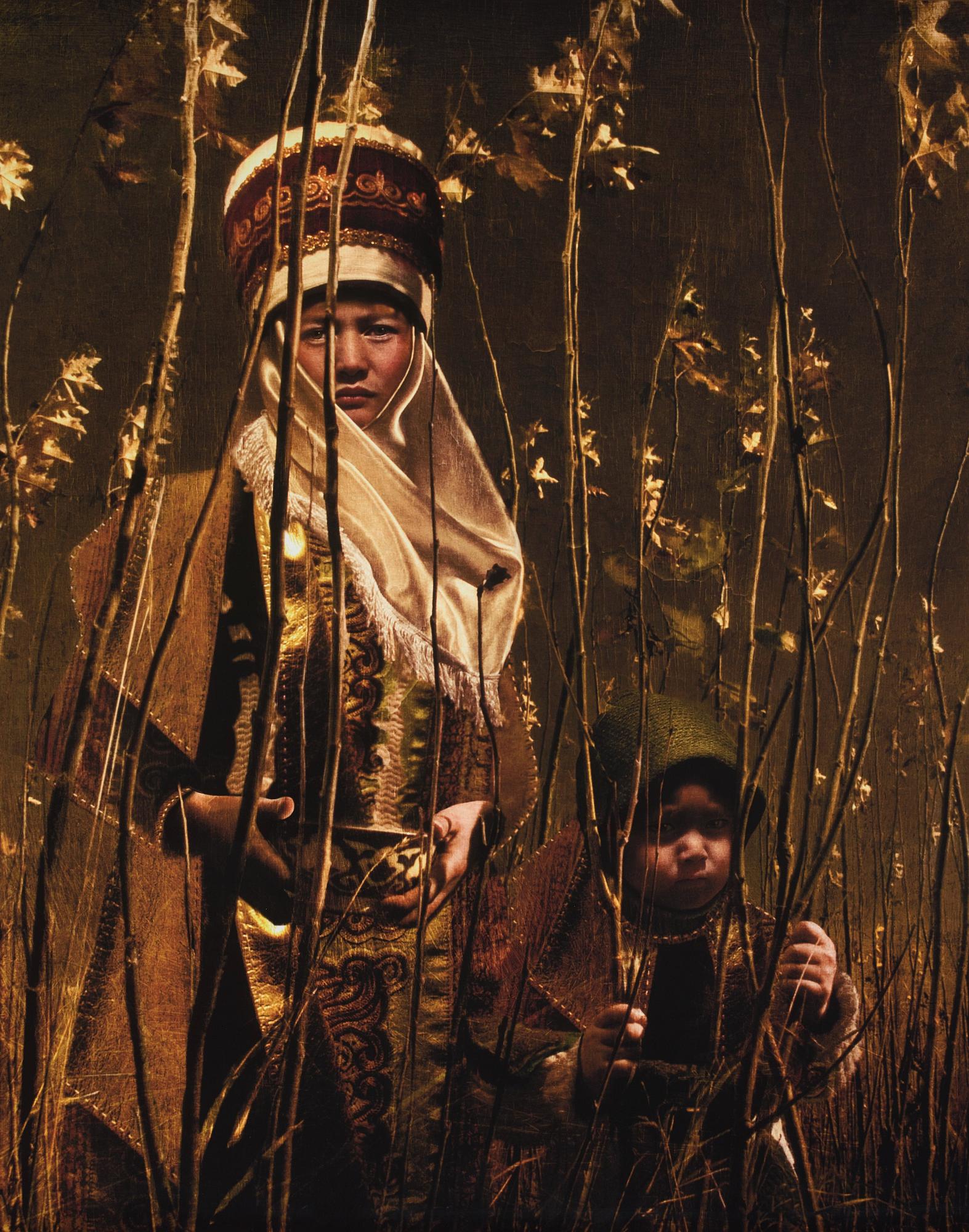 Cooper & Gorfer, "Shola and Islam in a Field of Newly Planted Trees", 2010.