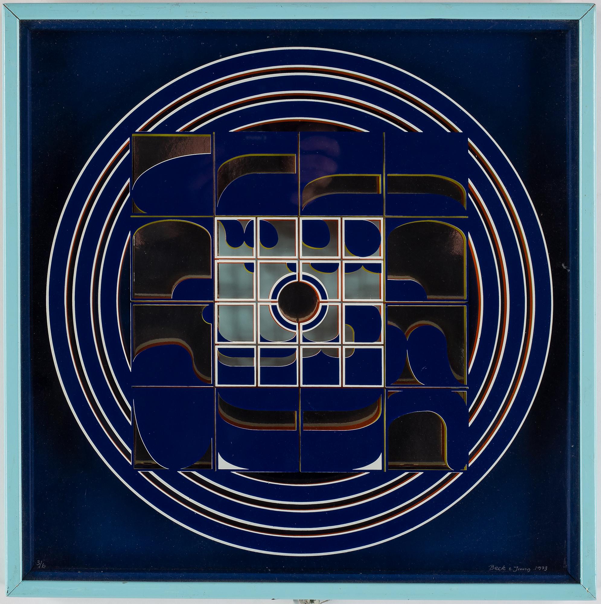 Beck & Jung,  multiples 4,  1973, signerade 6/6, 3/6, 4/6, 1/6,