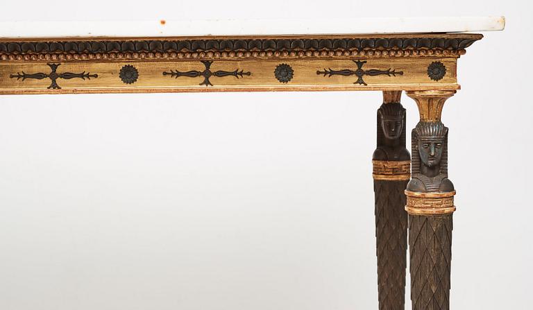 KONSOLBORD, sengustavianskt stockholmsarbete, 1800-talets början.