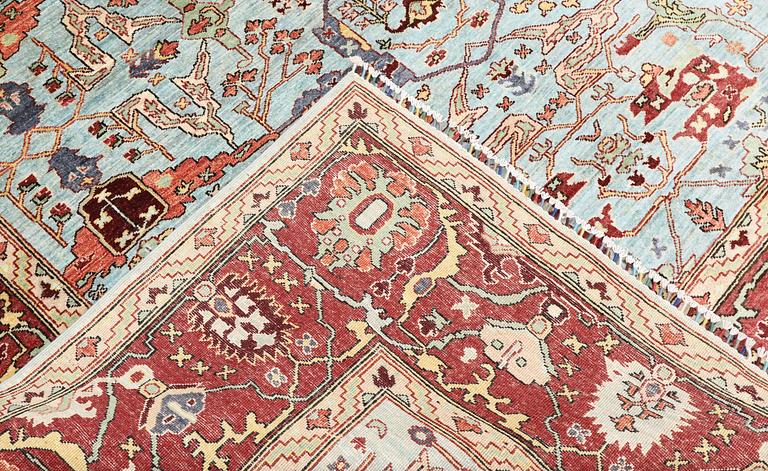 Matta, Ziegler design, ca 278 x 251 cm.