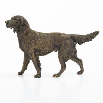 A fiigurine, Vienna bronze, “Setter”, circa 1900.