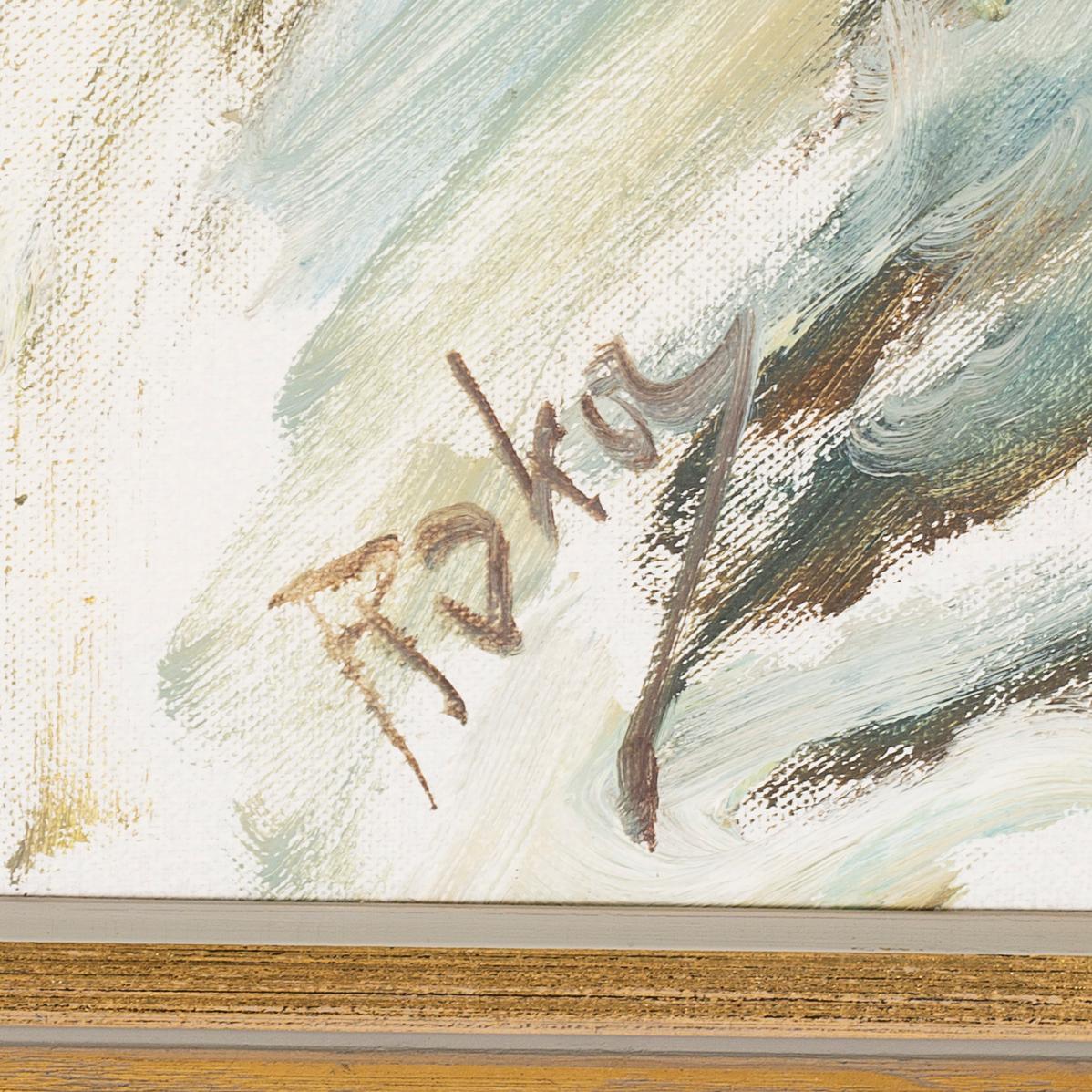 CHARLES ROKA, oil on canvas, signed. - Bukowskis