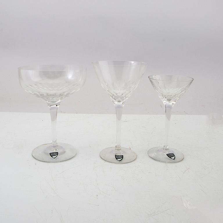 Nils Landberg, servis ca 130 dlr, "Prelude", Orrefors.