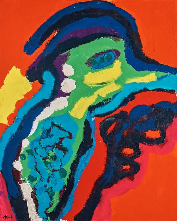 Karel Appel, Composition with bird.