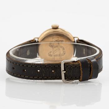 Omega, 14K gold, wristwatch, 26 mm.