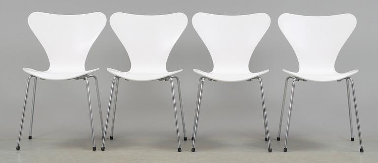 STOLAR, 4st, "Sjuan", Arne Jacobsen, Fritz Hansen.