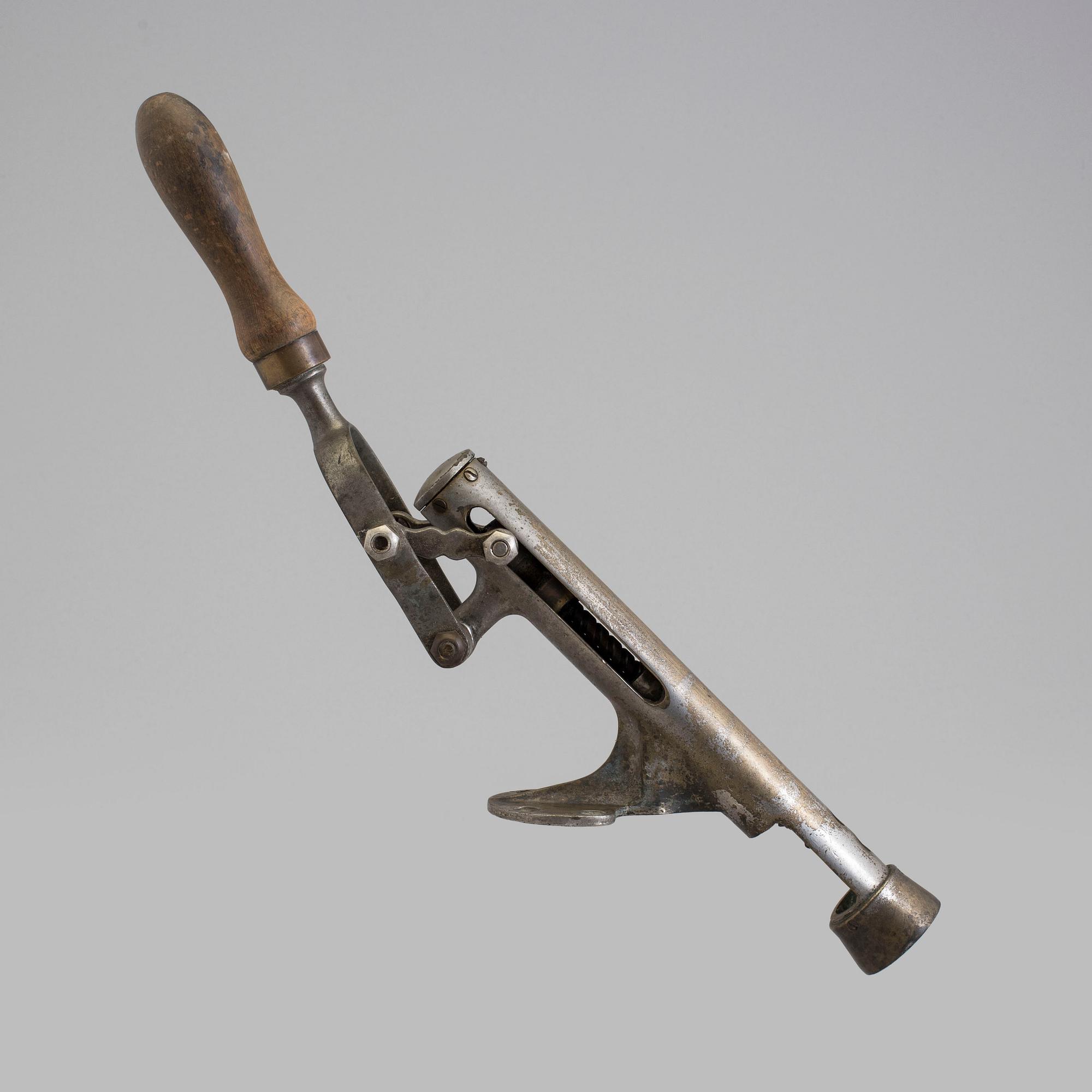 A circa 1900 wine bottle opener.