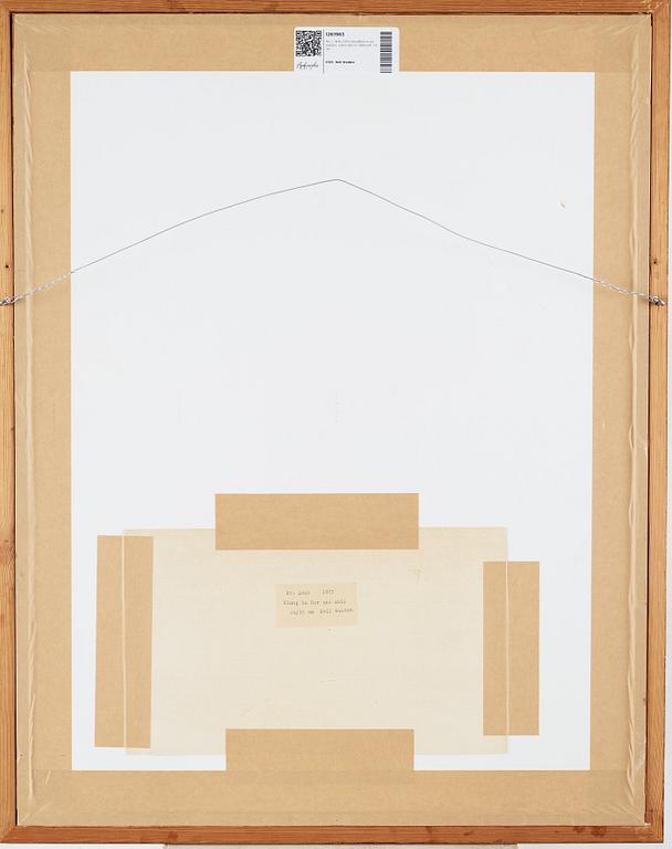 NELL WALDEN, blandteknik på papper, signerad och daterad -73.