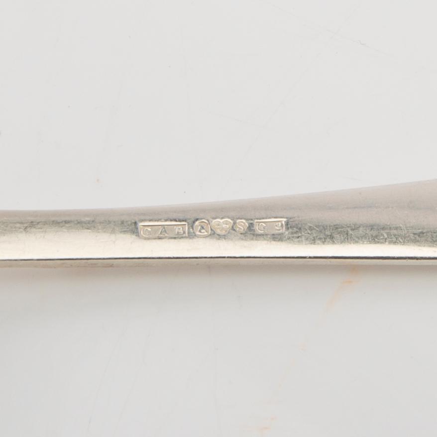 Jacob Ängman, bestick 88 delar, silver, "Rosenholm", GAB, Eskilstuna, 1950/70-tal.