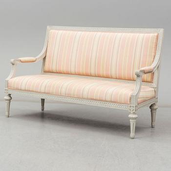 A gustavian style sofa, mid 20th century.