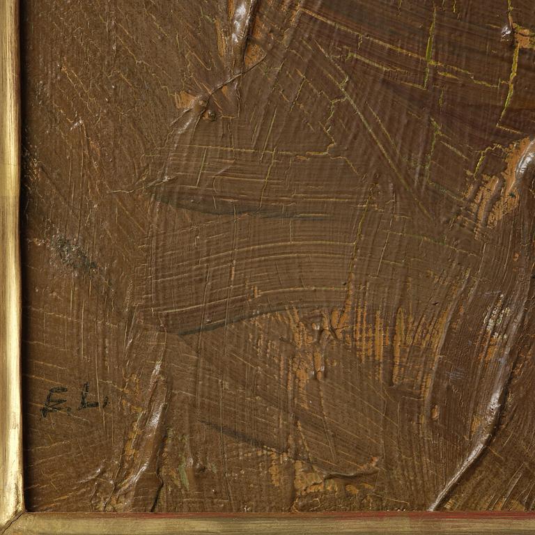 Evert Lundquist, "Stilleben med flaska".