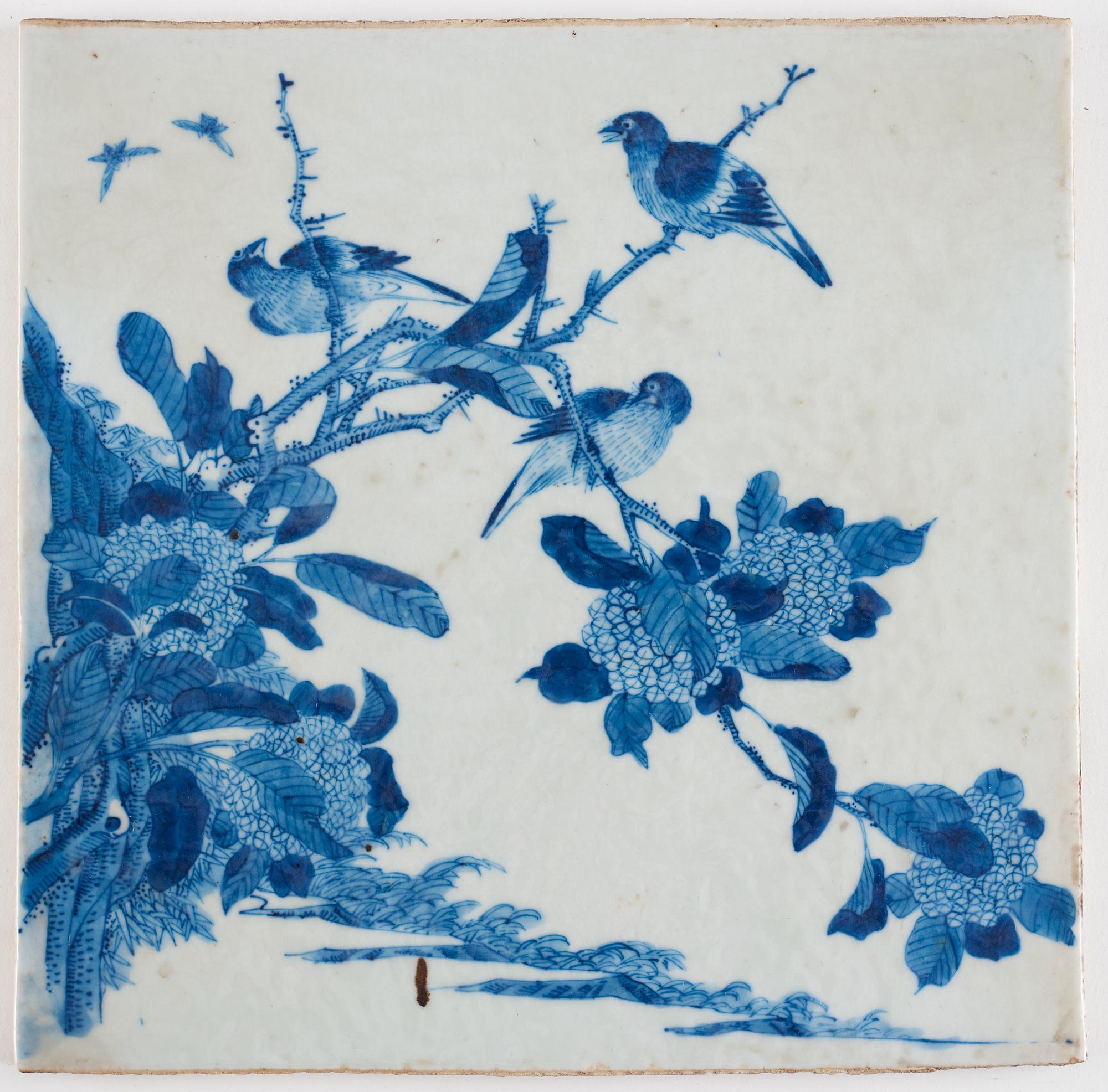 A Chinese six fold screen, Qing dynasty, 19th Century.