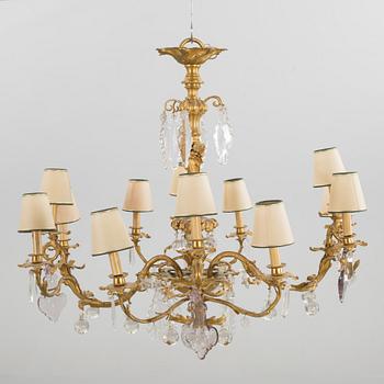 A CHANDELIER, late 19th century.