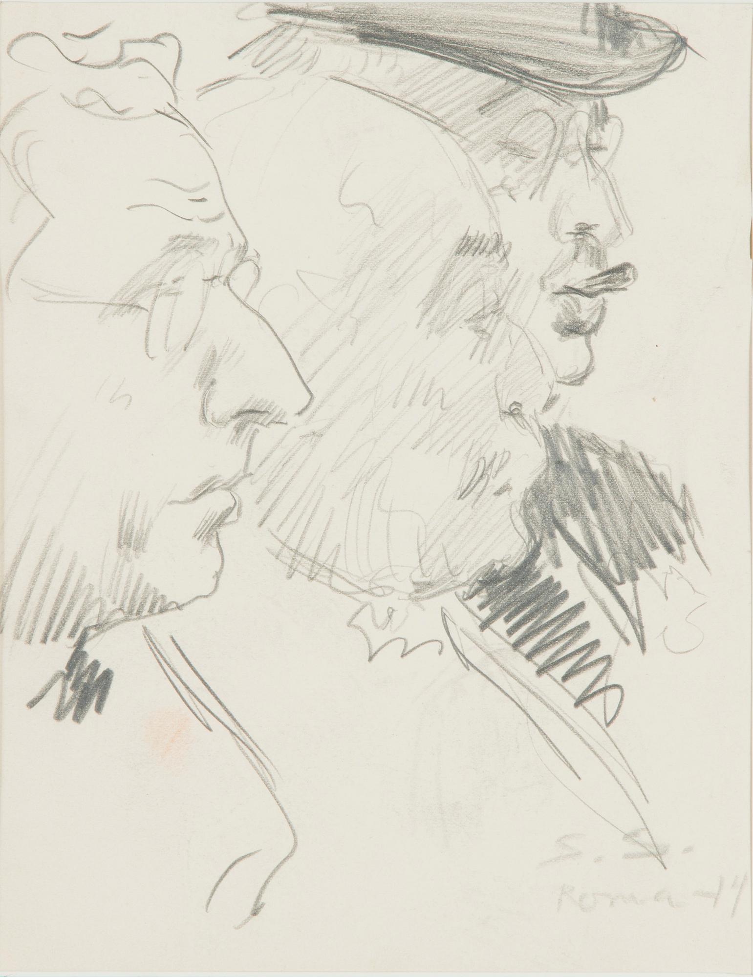 Santeri Salokivi, Mansfigurer, ansikten, 2 st.