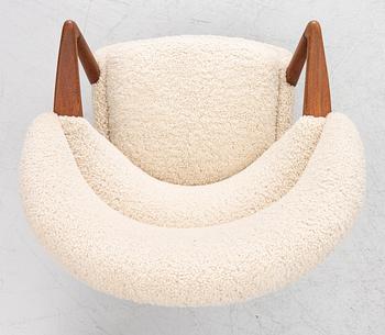 Fredrik Kayser, Fredrik A. Kayser, a model 2222 easy chair, for Rastad & Relling, manufactured by Hjelm & Årn.