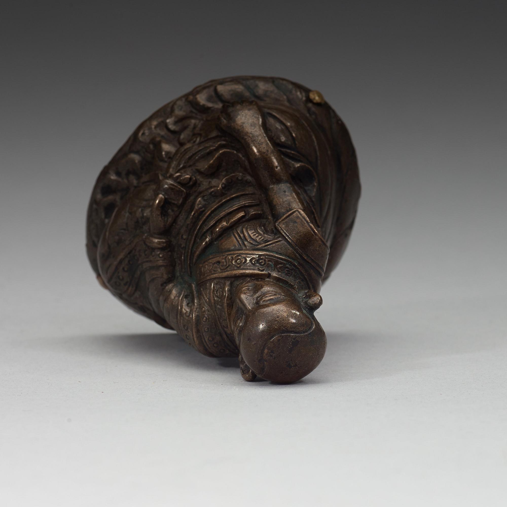 LAMA, patinerad kopparlegering. Tibet, 1700-tal.