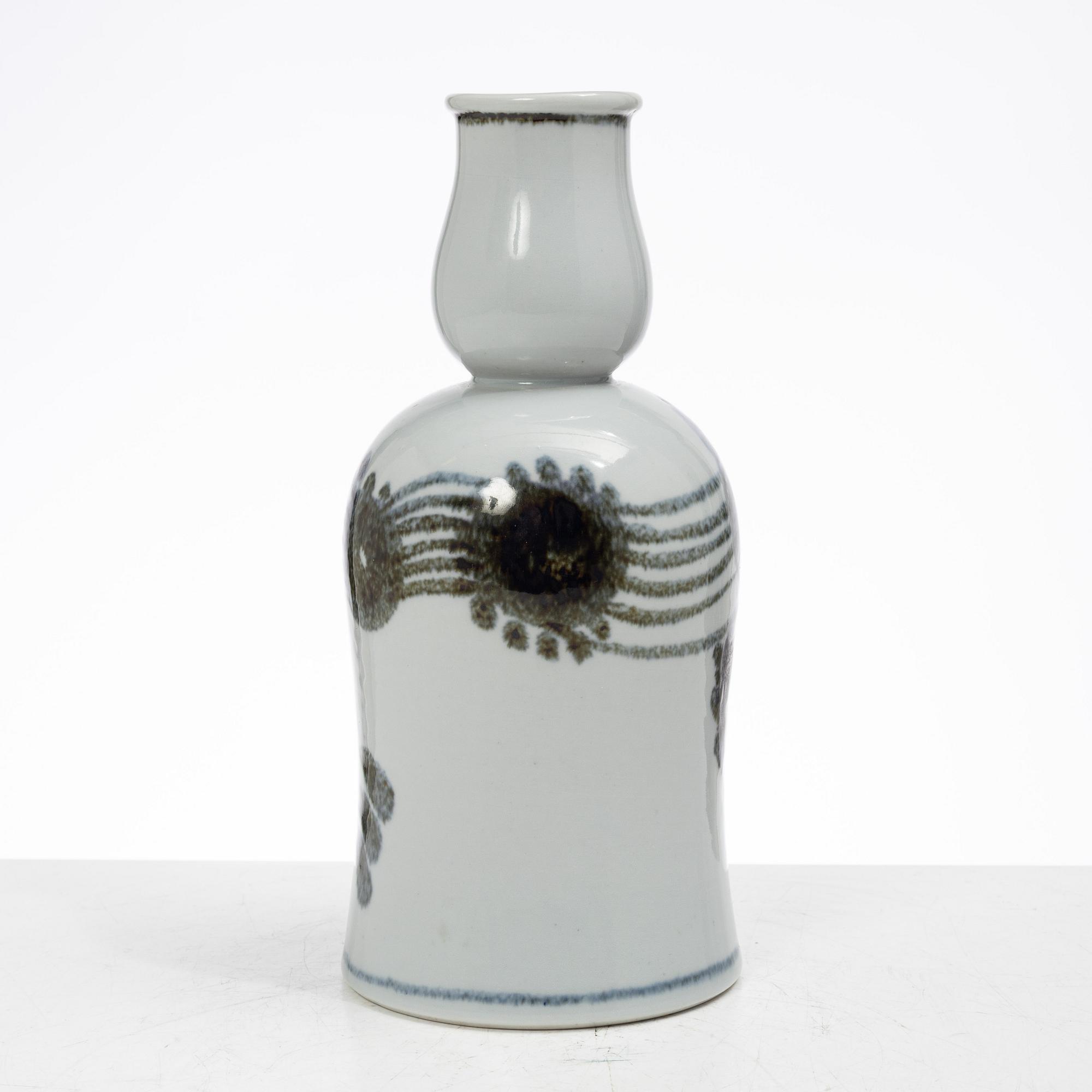 Lisa Larson, a stoneware vase, from the 'Karolin' series, Gustavsberg Studio, 1960s.