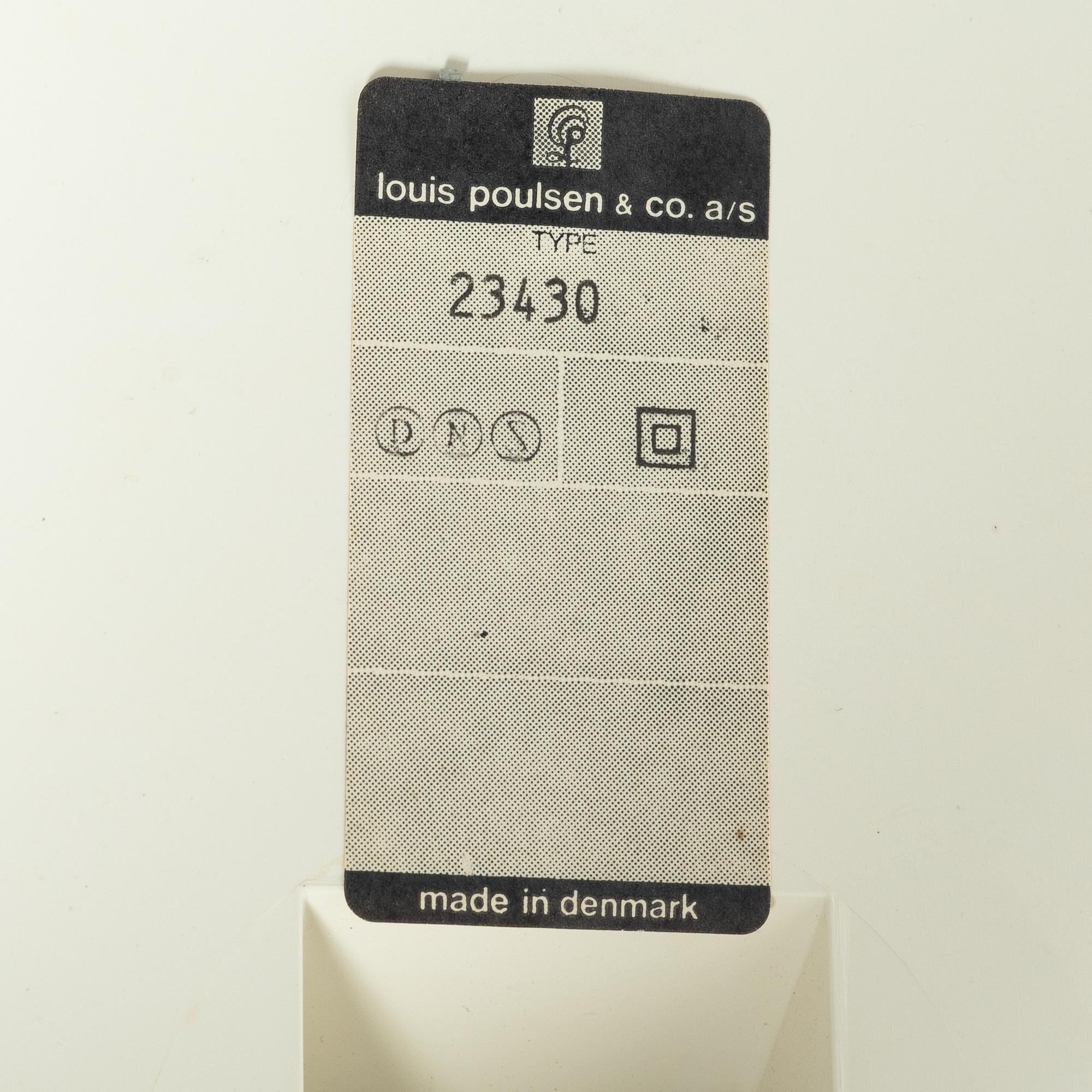 Verner Panton, table lamp, "Panthella", Louis Poulsen, Denmark.