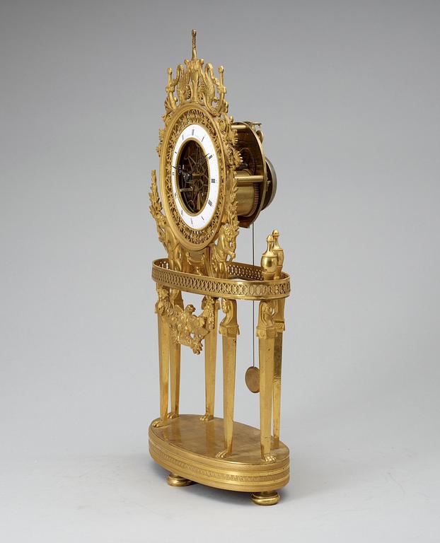 A Belgian Empire early 19th Century mantel clock.