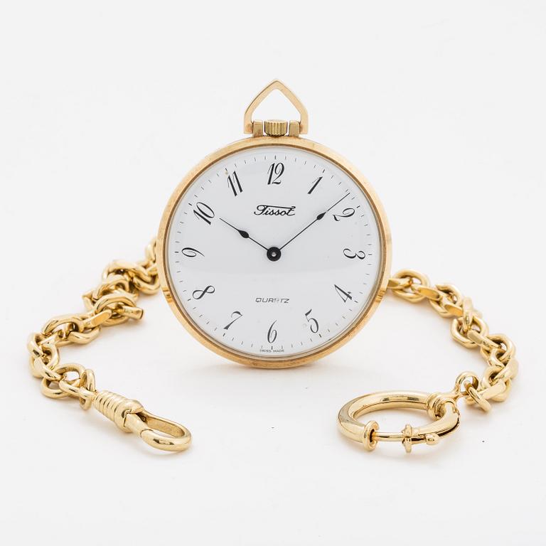 Tissot, pocket watch, 40 mm.