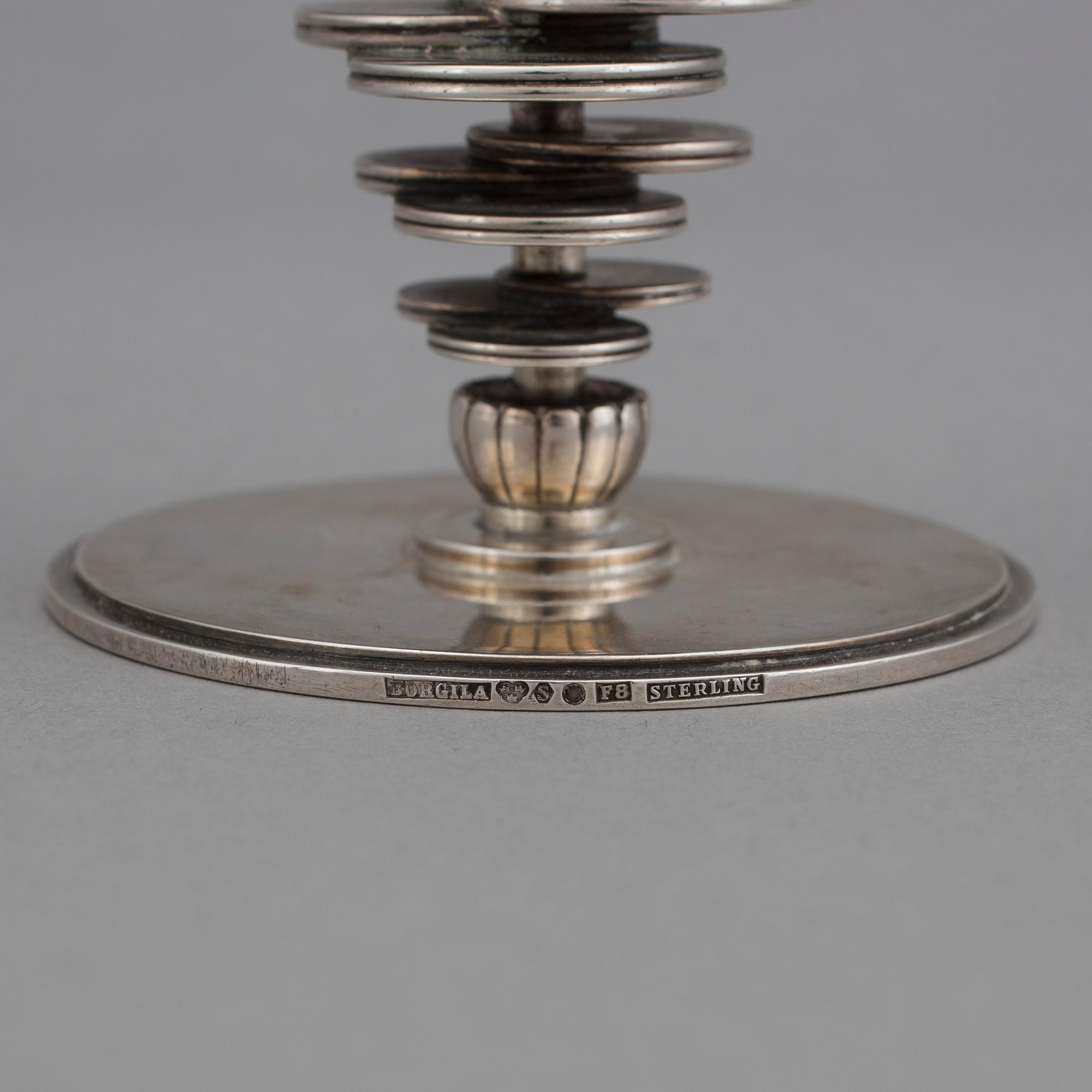 BÄGARE, sterlingsilver, Atelier Borgila, Stockholm 1932. Vikt ca 320 g.