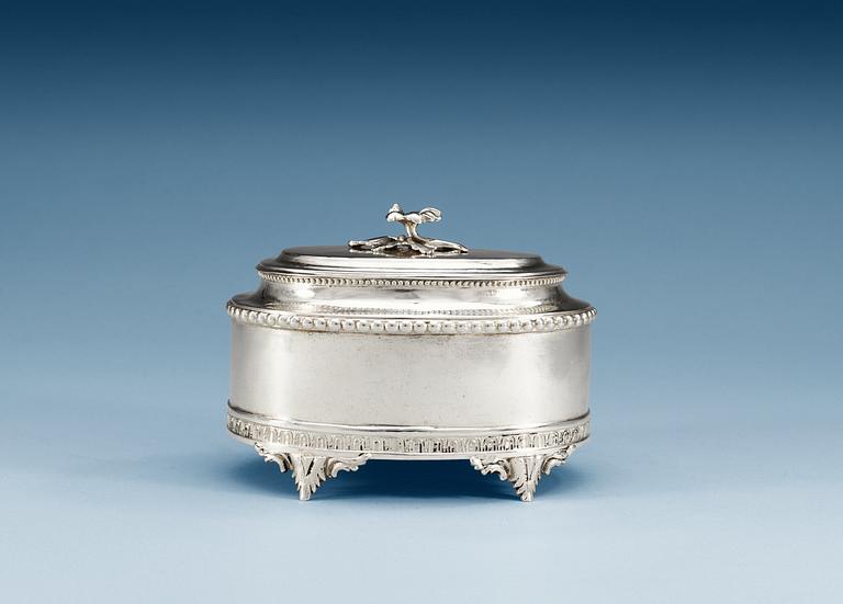 SOCKERSKRIN, av Andreas Reutz, Göteborg 1783. Gustavianskt.