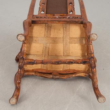 KARMSTOL, senbarock, 1700-tal.