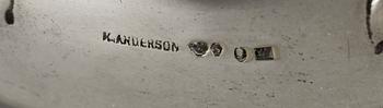 BÅLSKÅL, silver, K Anderson, Stockholm, 1913. Vikt ca 1333 g.