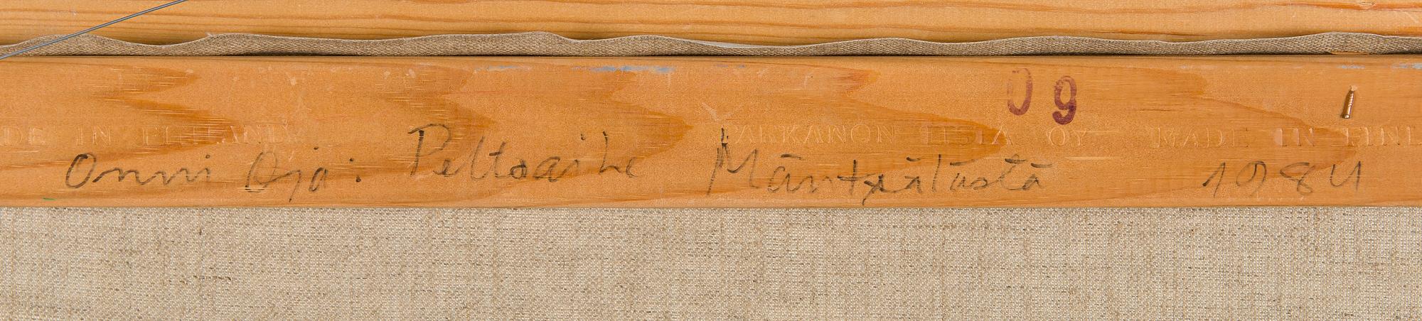 Onni Oja, Field motif from Mäntsälä.