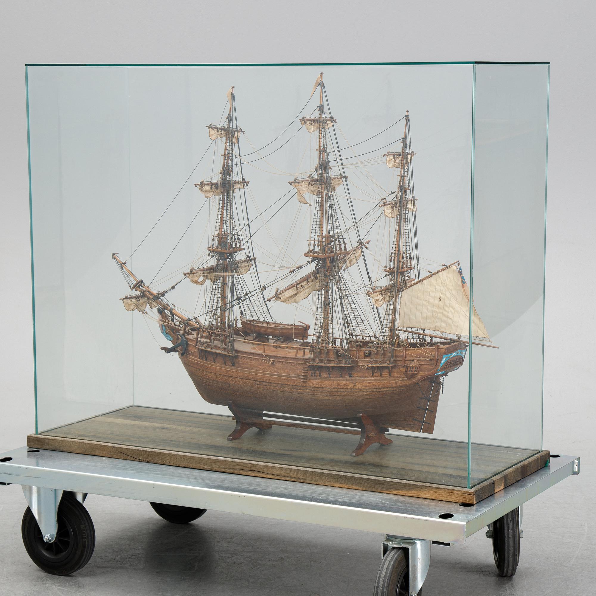 Skeppsmodell, "Bounty", 1900-talets andra hälft.